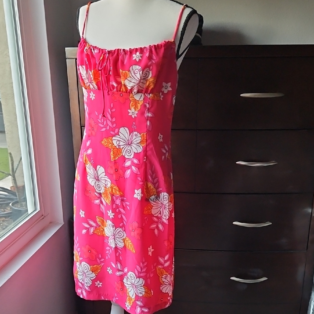 Sexy HOT Pink Midi Dress Labelle 9